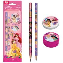 Kit escolar princesas disney - cartela com 4 peças - tris Kit escolar princesas disney - cartela com 4 peças - tris