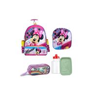 Kit Escolar Rodinha Personagem Menino/menina +kit Lanche