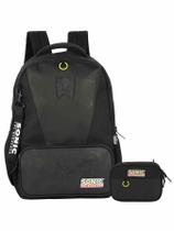 Kit Escolar Sonic Game Mochila De Costa + Estojo Box Oficial Kit Escolar Sonic Game Mochila De Costa + Estojo Box Oficial