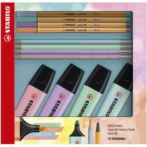 Kit Escolar Stabilo BOSS+88 Pastel+swano - GNA