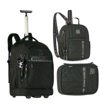 Kit Escolar Sweet Dreams Mochila Rodinha + Lanch. + Estojo Rebecca Bonbon Coleção 2026 - Clio Style