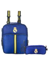 Kit Escolar Time Real Madrid Luxo Lancheira Térmica + Estojo Kit Escolar Time Real Madrid Luxo Lancheira Térmica + Estojo