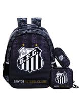 Kit Escolar Time Santos Mochila Costas + Lancheira + Estojo Kit Escolar Time Santos Mochila Costas + Lancheira + Estojo
