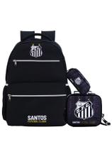 Kit Escolar Time Santos Mochila Costas + Lancheira + Estojo Kit Escolar Time Santos Mochila Costas + Lancheira + Estojo
