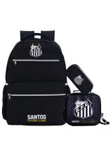 Kit Escolar Time Santos Mochila Costas + Lancheira + Estojo Kit Escolar Time Santos Mochila Costas + Lancheira + Estojo