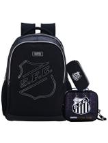 Kit Escolar Time Santos Mochila Costas + Lancheira + Estojo Kit Escolar Time Santos Mochila Costas + Lancheira + Estojo