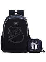 Kit Escolar Time Santos Mochila Costas + Lancheira Térmica