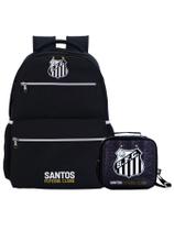 Kit Escolar Time Santos Mochila Costas + Lancheira Térmica