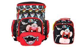 Kit Escolar Titio Avo Mochila De Costa + Lancheira
