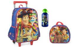 Kit Escolar Toy Story Mochila Rodinha + Lancheira + Garrafa