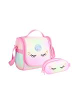 Kit Escolar Unicornio Lancheira Térmica+ Estojo D