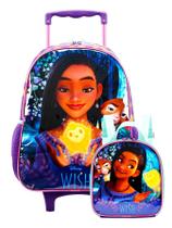 Kit Escolar Wish Mochila de Rodas + Lancheira Térmica