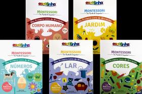 Kit Escolinha Montessori - Meu Primeiro Livro de Atividades - 5 vol - Kit de Livros