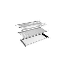 Kit Escorredor de Louças Inox 2 Andares Para Armários 80 Cm Fgv