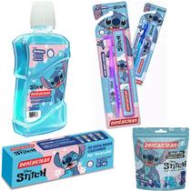 Kit Escova 3A, Gel, Enxaguante, Flosser Stitch - Dentalclean