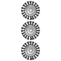 Kit Escova Aco Circular 4.1/2 X M14 Trancada D-29561 3 Un - MAKITA Kit Escova Aco Circular 4.1/2 X M14 Trancada D-29561 3 Un - MAKITA