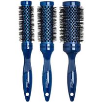 Kit Escova Blue Antibacteriana Ceramica Pro 25/33/43mm Vertix