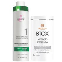 Kit Escova Botox Selagem Capilar Alisamento Orgânico 2 Kg