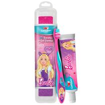 Kit Escova Cabo Ergonômico Pasta de Dente Com Fluor Sabor Morango 50g e Estojo Barbie Condor 6+ Anos - Todo Dia On