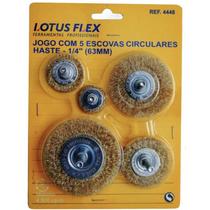 Kit Escova de Aço c/ 5 peças para Furadeira Kit Escova de Aço c/ 5 peças para Furadeira