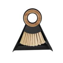 Kit Escova de Bambu e Pá Pequena Para Limpeza - Oikos