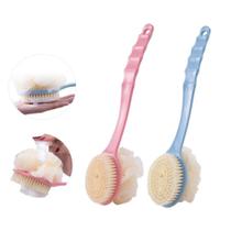 Kit Escova De Banho Com 2 Em 1 Para Esfregar As Costas E Esfregar com Bucha Massageadora