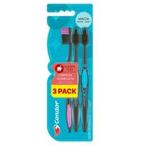 Kit Escova de Dente Condor Classic Flex Macia 3 Unidades