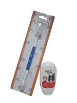 Kit Escova de Dente + Creme Dental p/ Cachorros e Gatos Pet Clean Sabor Carne 90g