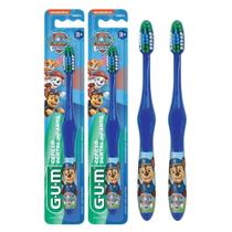 Kit Escova de Dente Infantil Gum Patrulha Canina Cerdas Macias Azul 2 Unidades Kit Escova de Dente Infantil Gum Patrulha Canina Cerdas Macias Azul 2 Unidades