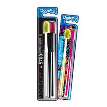 Kit Escova de Dente Pro Slim Adulta e Pro Slim Infantil Cerdas Alemãs Ultra Macia