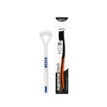 Kit Escova de Dente Supreme Black + Raspador de Língua Kit Escova de Dente Supreme Black + Raspador de Língua