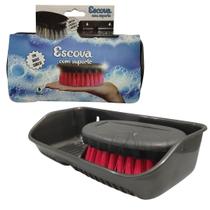 Kit Escova De Lavar Roupas Com Suporte ES1045 - Monte Libano