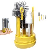 Kit Escova de Limpeza 4 em 1 Mamadeira Garrafa Copo Bebe Criança Higiene Limpeza Portatil Passeio Bolsa Mala Kit Escova de Limpeza 4 em 1 Mamadeira Garrafa Copo Bebe Criança Higiene Limpeza Portatil Passeio Bolsa Mala