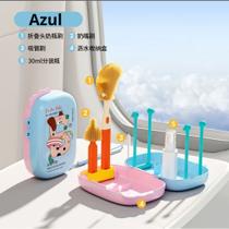 Kit Escova de limpeza portátil para mamadeira e bico limpeza para lavar mamadeira e chupeta