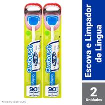 Kit Escova de Língua DenTek Orabrush com 2 unidades Kit Escova de Língua DenTek Orabrush com 2 unidades