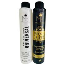 kit Escova Definitiva De Quiabo Maranata Hair Kit 2x1l