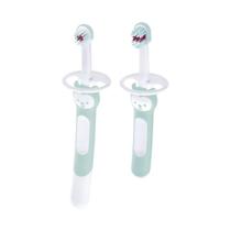 Kit Escova Dental Baby Treinamento Learn to Brush Azul Mam