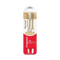 Kit Escova Dental Colgate Slim Soft Gold 2 Unidades