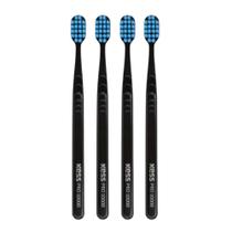 Kit Escova Dental Extra Macia Kess Pro 10k Belliz Azul C/4 Kit Escova Dental Extra Macia Kess Pro 10k Belliz Azul C/4