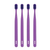 Kit Escova Dental Extra Macia Kess Pro Pocket Belliz Roxo