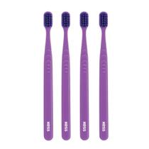 Kit Escova Dental Extra Macia Kess Pro Pocket Belliz Roxo C/4