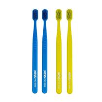 Kit Escova Dental Extra Macias Kess Pro Belliz Azul/verde C/4 Un Kit Escova Dental Extra Macias Kess Pro Belliz Azul/verde C/4 Un