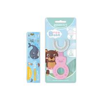 Kit Escova Dental Infantil Fun Baby Gel Dental Ocean Kids Higiene Bucal Completa e Segura para Crianças Kit Escova Dental Infantil Fun Baby Gel Dental Ocean Kids Higiene Bucal Completa e Segura para Crianças