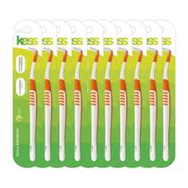 Kit Escova Dental Kess Interdental Com 4 Refis -1990 - 10 Unidades