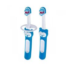 Kit Escova Dental Mam Baby's Brush + 6 meses Boys com 2 Unidades (Cores Diversas)