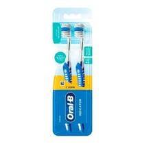 Kit escova dental oral-b clean indicator macia 35 c/2 unidades