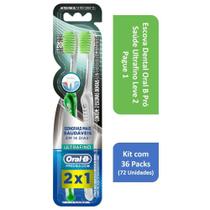 Kit Escova Dental Oral B Pró Saúde Ultrafino L2P1 com 36 Packs Kit Escova Dental Oral B Pró Saúde Ultrafino L2P1 com 36 Packs