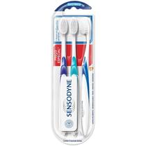 Kit Escova Dental Sensodyne Gentle Extra Macia 3 Unidades Kit Escova Dental Sensodyne Gentle Extra Macia 3 Unidades