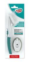 Kit Escova E Esponja De Limpeza 2 Em 1 Para Lavar Louça Kit Escova E Esponja De Limpeza 2 Em 1 Para Lavar Louça