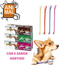 Kit Escova e Pasta de Dente Para Cachorro Power Pets.